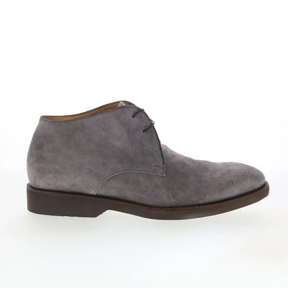 Pastori by Di Bianco Didius Mens Gray Suede Lace Up Chukkas Boots
