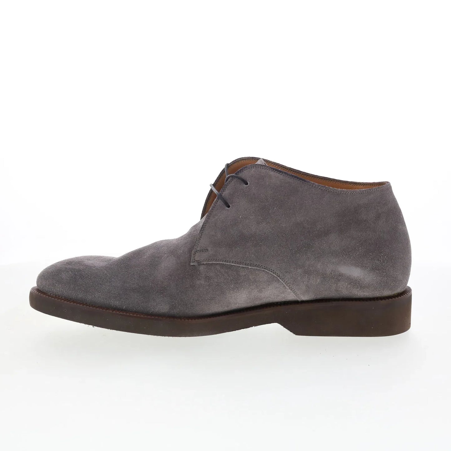 Pastori by Di Bianco Didius Mens Gray Suede Lace Up Chukkas Boots