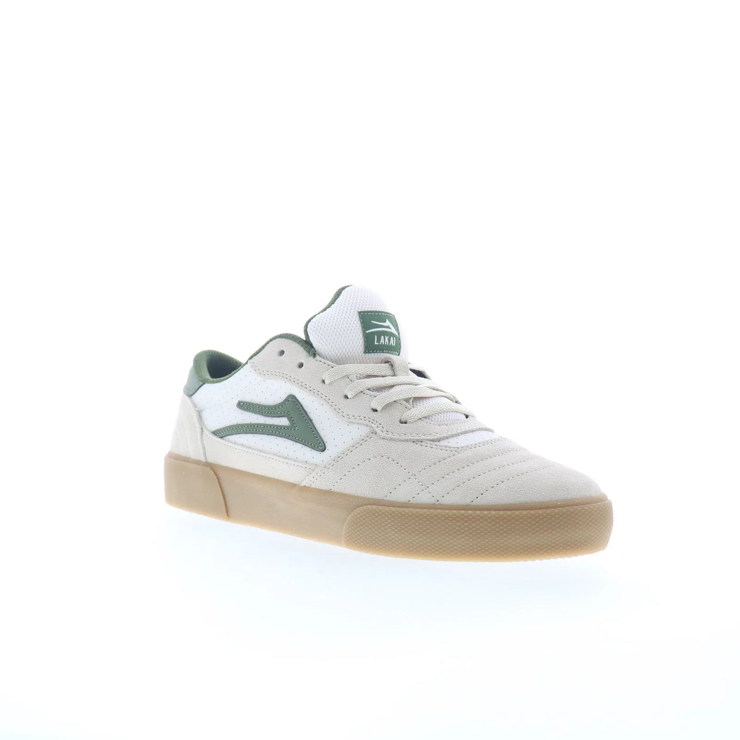 Lakai Cambridge Mens Gray Suede Lace Up Skate Inspired Sneakers Shoes