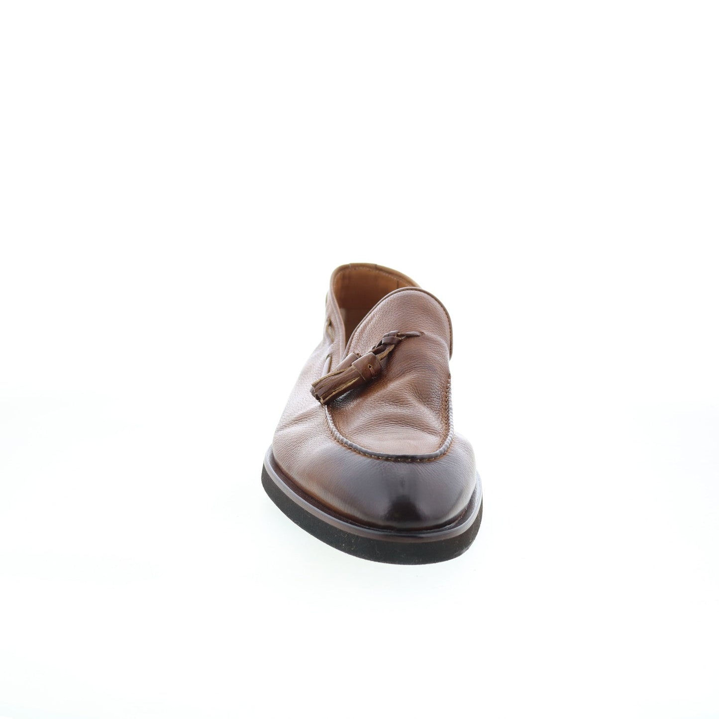 Di Bianco GBF317 Mens Brown Leather Slip On Loafers & Slip Ons Casual Shoes