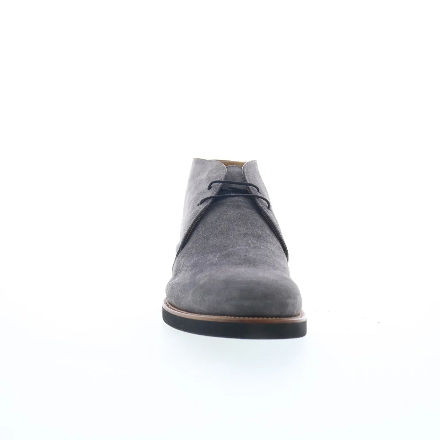 Di Bianco Gomma GBF409 Mens Gray Suede Lace Up Chukkas Boots