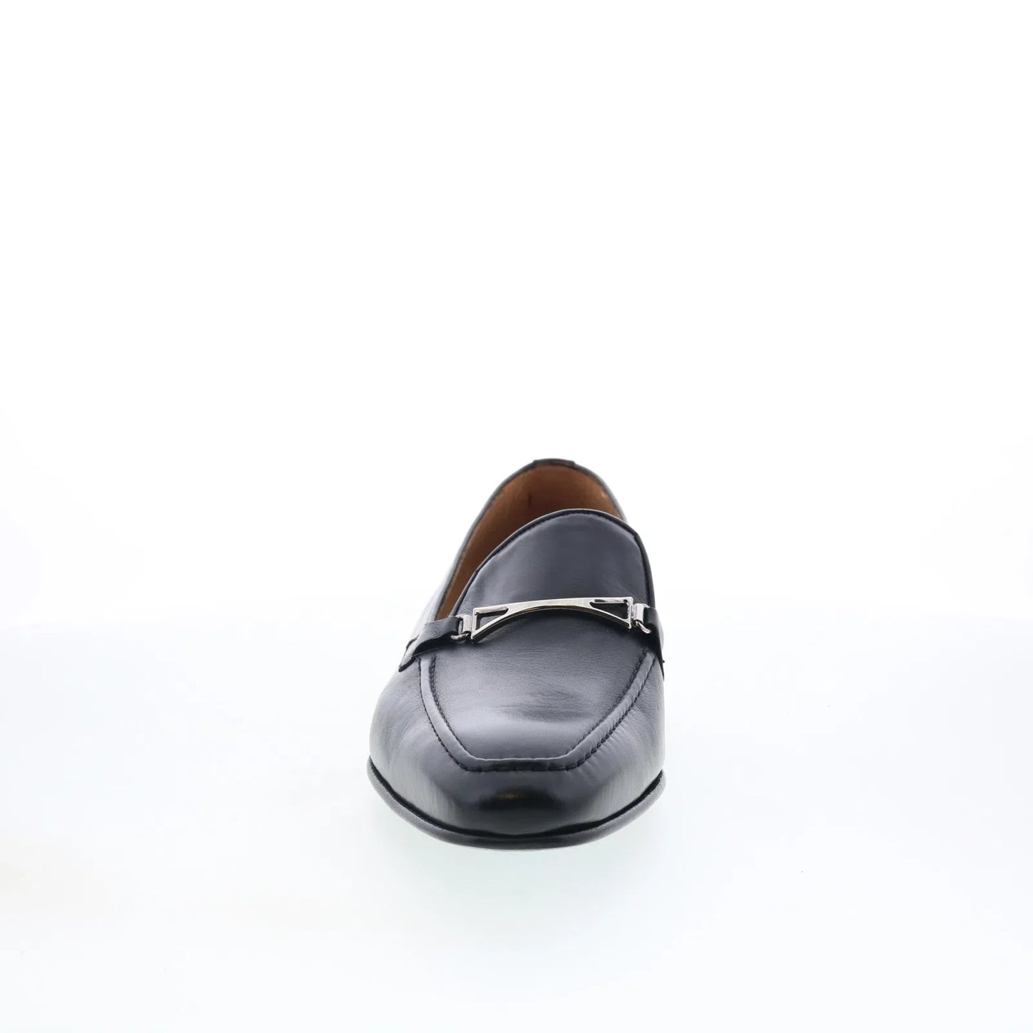 Pastori by Di Bianco Geta Mens Black Leather Loafers & Slip Ons Casual Shoes