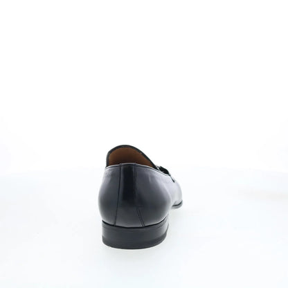 Pastori by Di Bianco Geta Mens Black Leather Loafers & Slip Ons Casual Shoes
