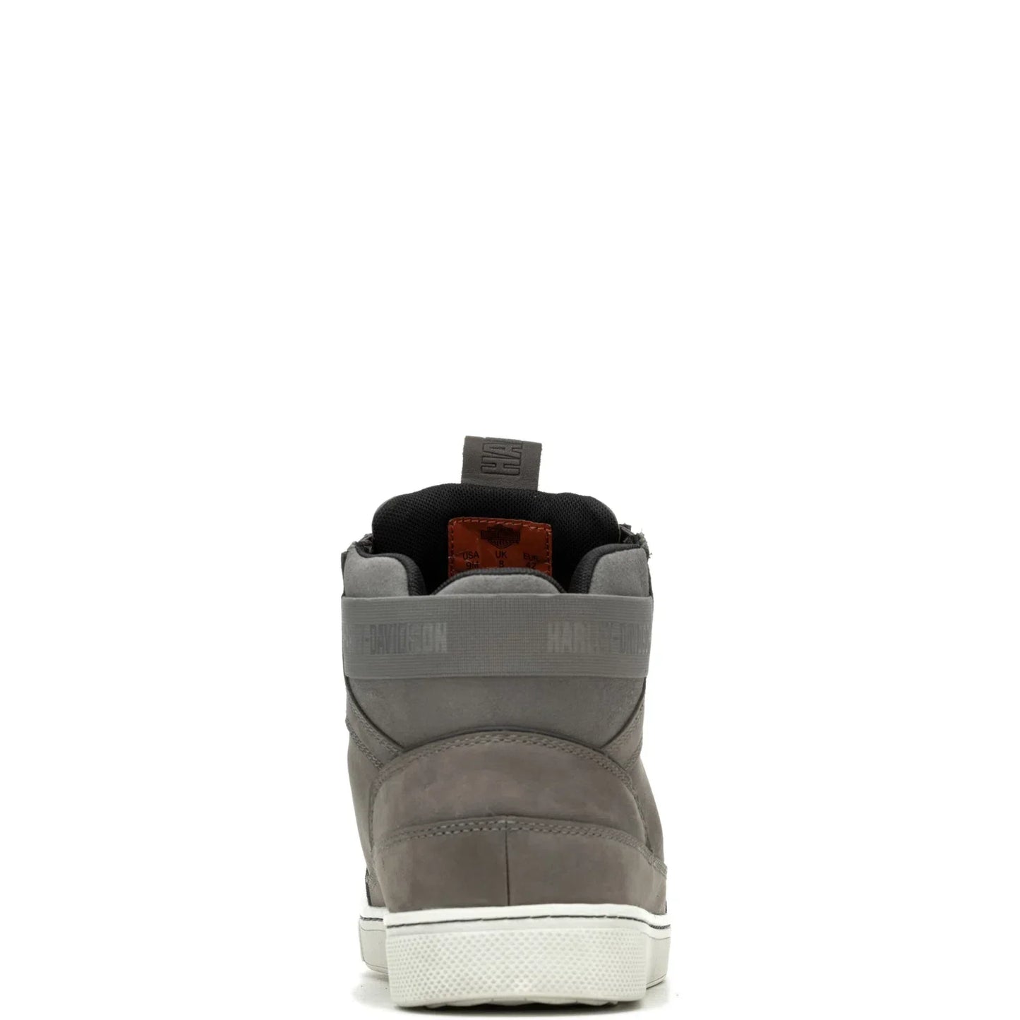 Harley-Davidson Bauman DE D50003 Mens Gray Leather Lifestyle Sneakers Shoes