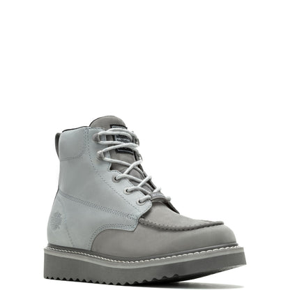 Harley-Davidson Beau D93858 Mens Gray Leather Zipper Motorcycle Boots