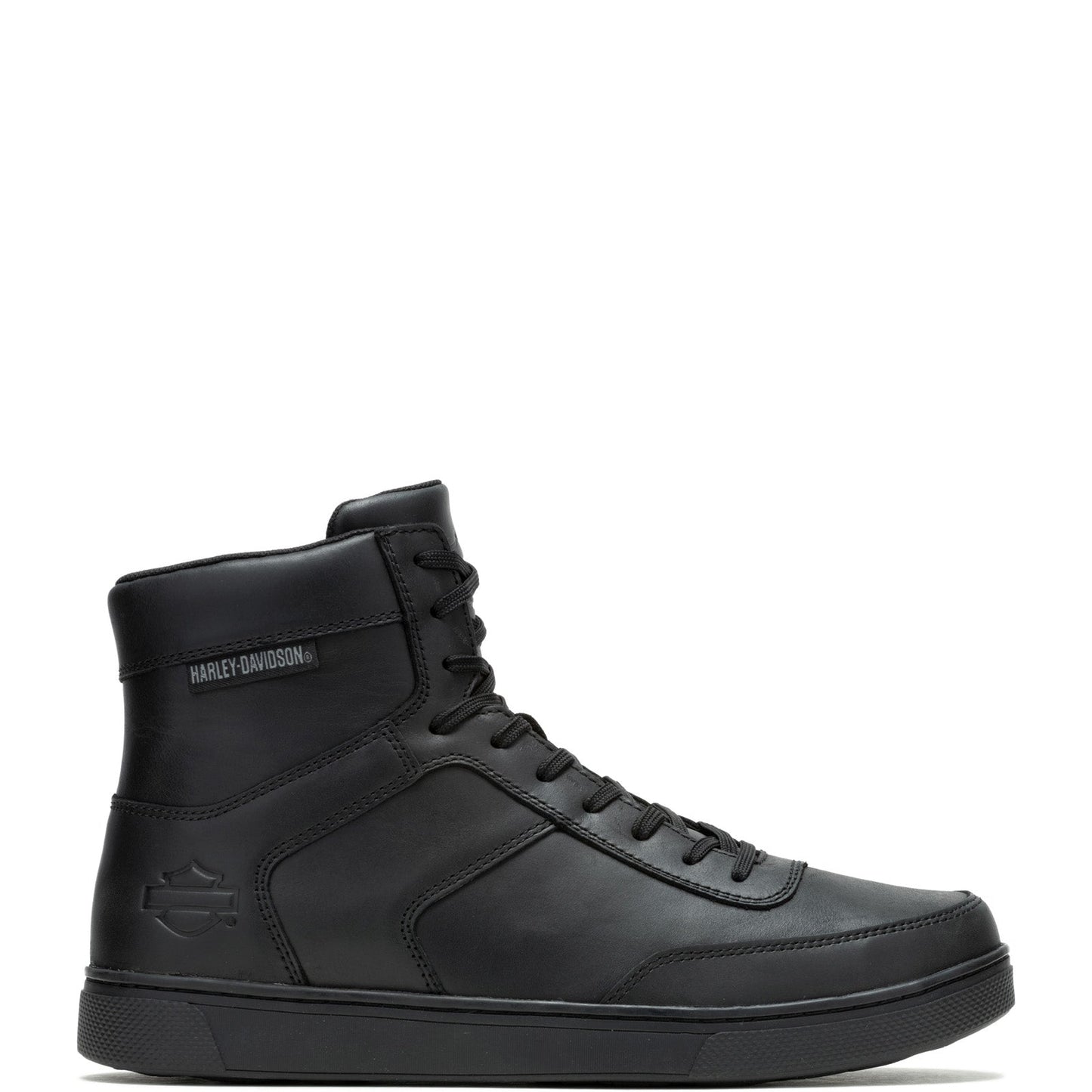 Harley-Davidson Grady D96306 Mens Black Leather Lifestyle Sneakers Shoes