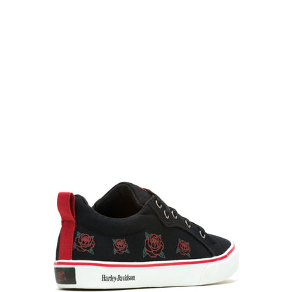 Harley-Davidson Torland D84003 Womens Black Canvas Lifestyle Sneakers Shoes