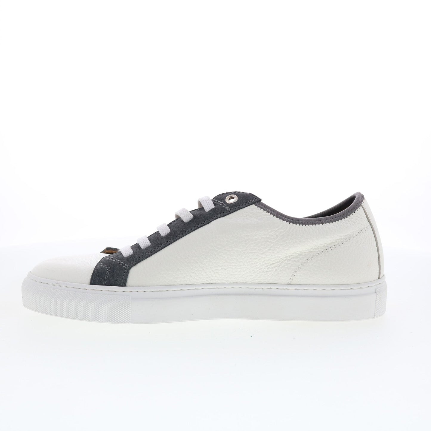 Pastori by Di Bianco Julius Mens White Leather Lifestyle Sneakers Shoes