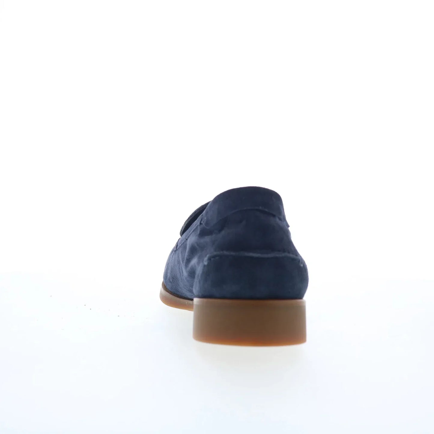 Di Bianco Lucius Mens Blue Suede Slip On Loafers & Slip Ons Casual Shoes