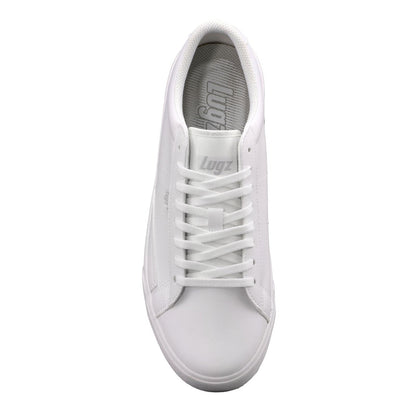 Lugz Drop LO MDROPLV-100 Mens White Synthetic Lifestyle Sneakers Shoes