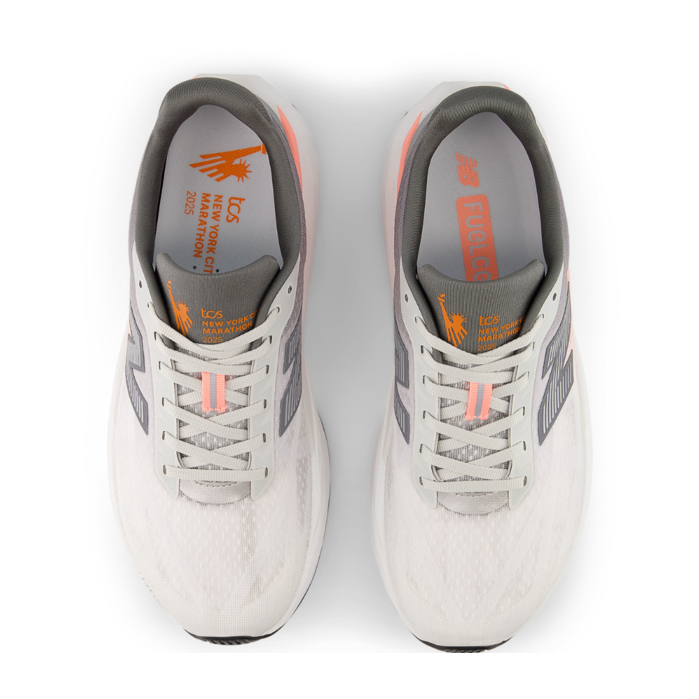 TCS NYC Marathon FuelCell Rebel v5 (D) Men's :Grapefruit | Grey Matter