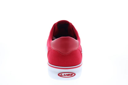 Lugz Flip MFLIPC-6330 Mens Red Canvas Lace Up Lifestyle Sneakers Shoes