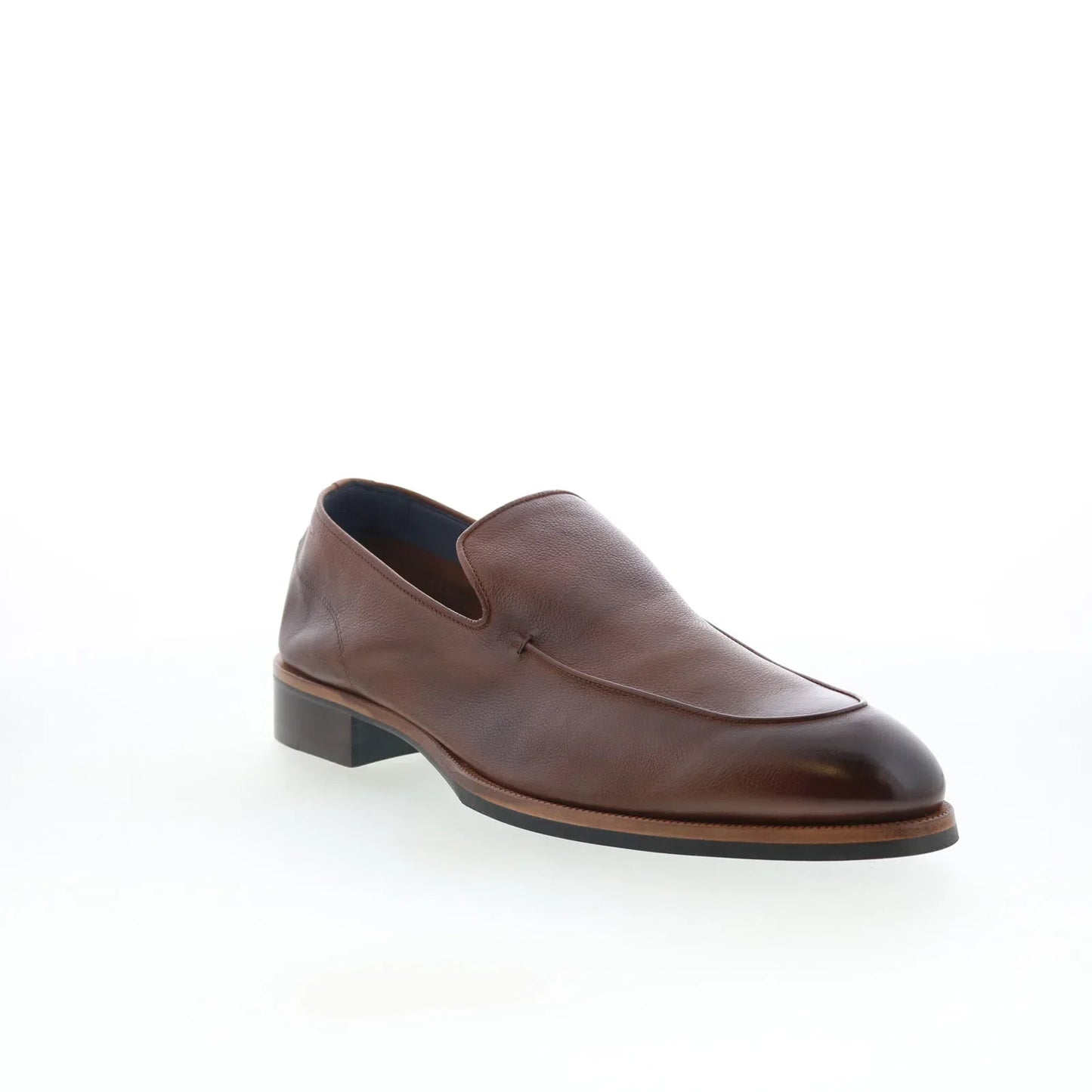 Di Bianco Maranello Mens Brown Leather Loafers & Slip Ons Casual Shoes