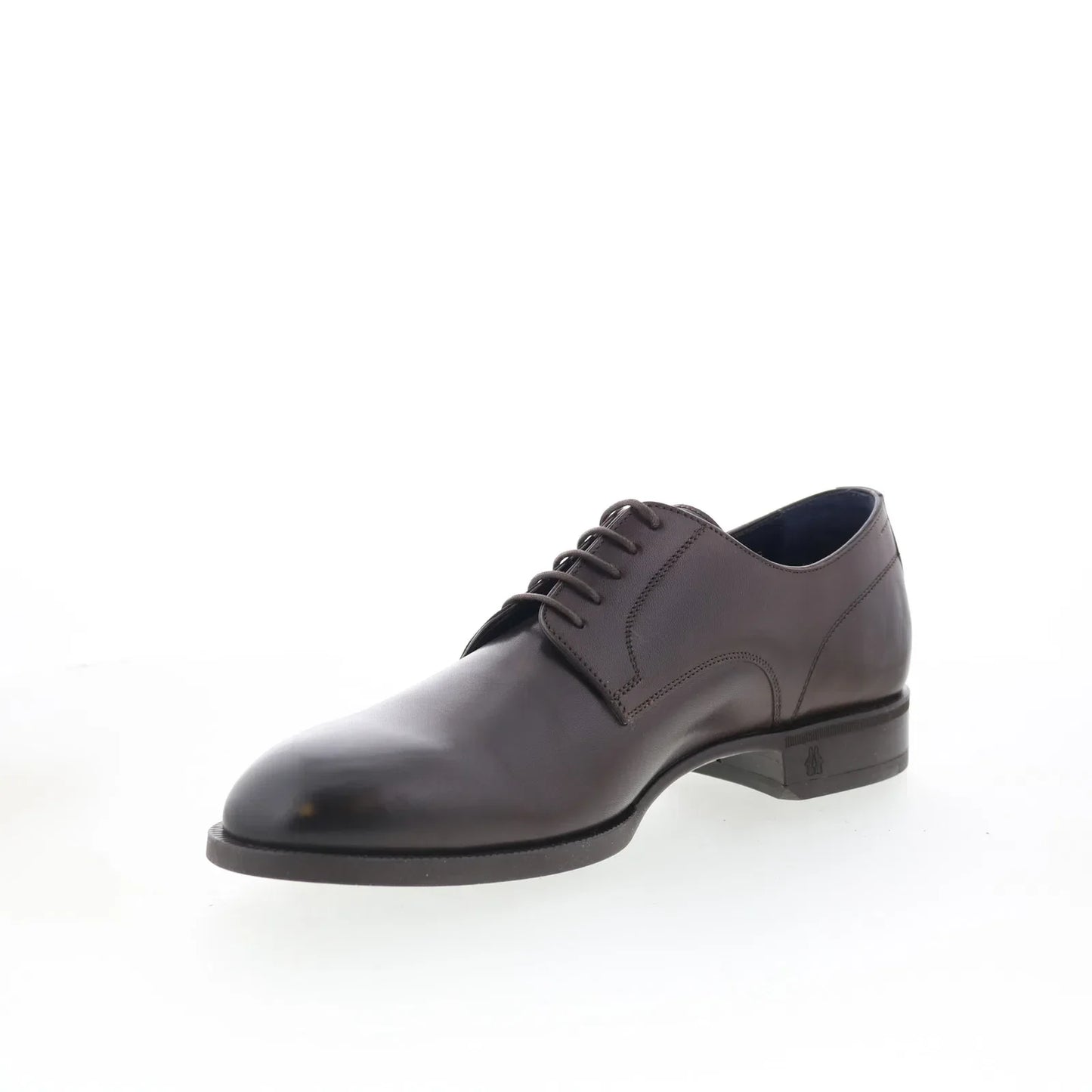 Di Bianco Marano Mens Brown Leather Oxfords & Lace Ups Plain Toe Shoes