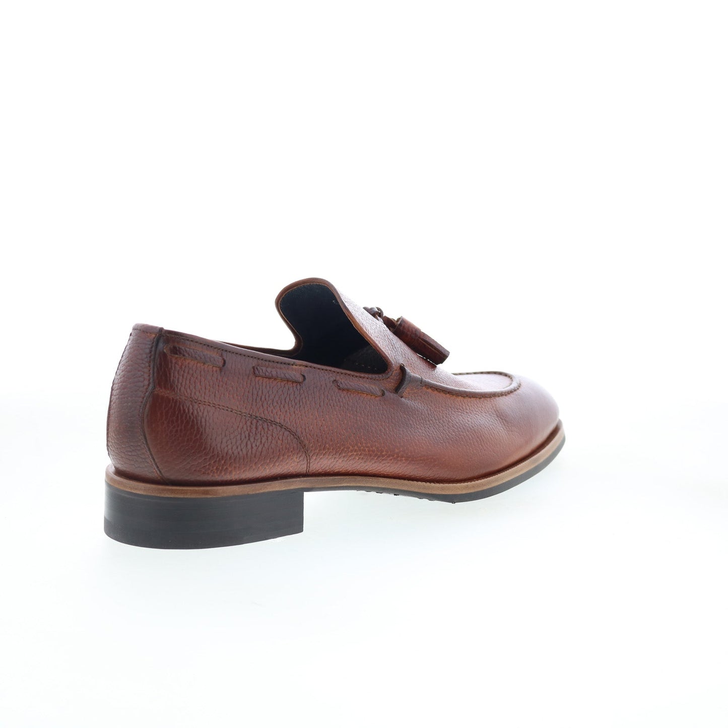 Di Bianco Napoli Mens Brown Leather Loafers & Slip Ons Casual Shoes