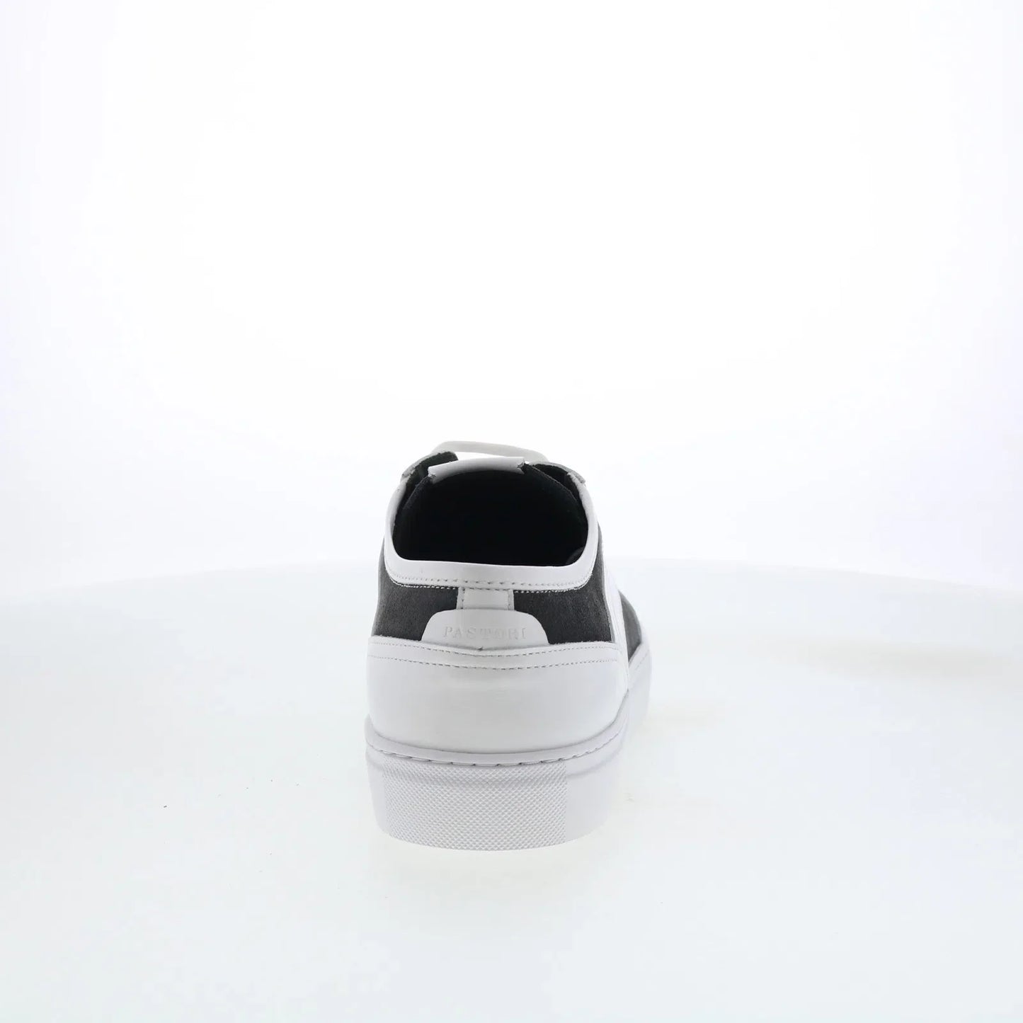 Pastori by Di Bianco Otho Mens White Leather Lace Up Lifestyle Sneakers Shoes