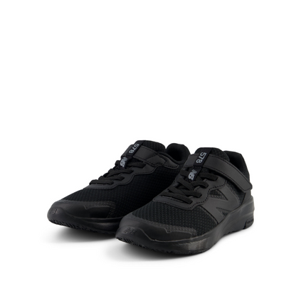 578v1 Bungee Lace with Top Strap Younger Kids' :Black