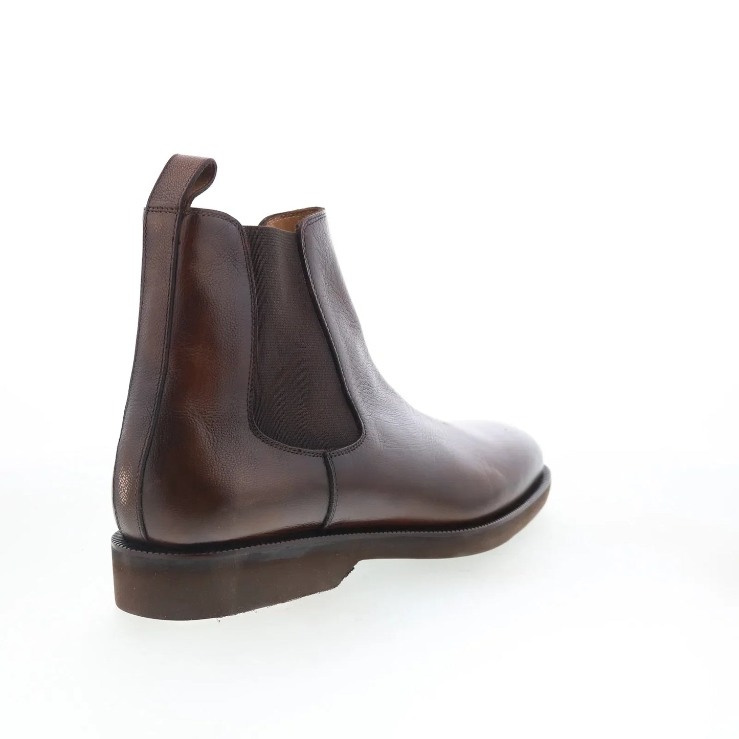 Pastori by Di Bianco Pertinax Mens Brown Leather Slip On Chelsea Boots