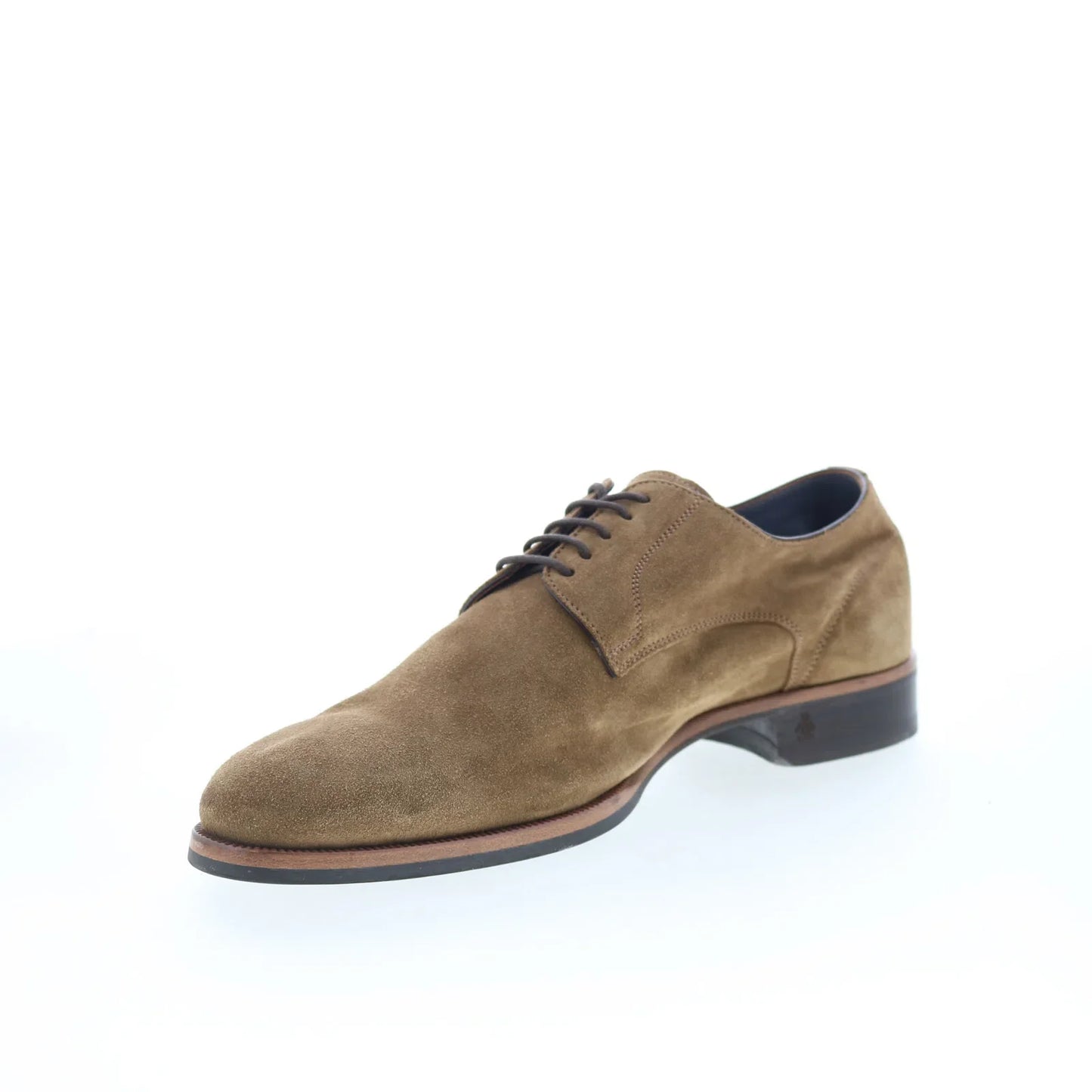 Di Bianco Pisa Mens Brown Suede Lace Up Oxfords & Lace Ups Casual Shoes