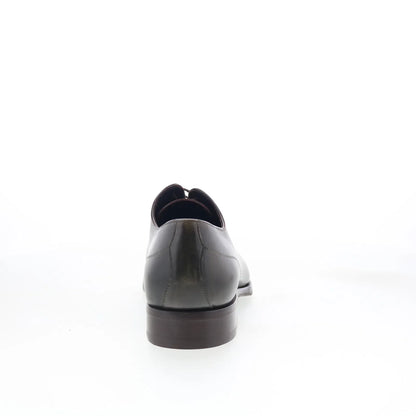 Di Bianco Pistoia Mens Green Leather Oxfords & Lace Ups Plain Toe Shoes