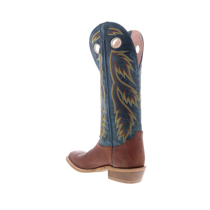 Tony Lama Merrit Buckaroo SA2004 Mens Blue Wide Leather Cowboy Western Boots
