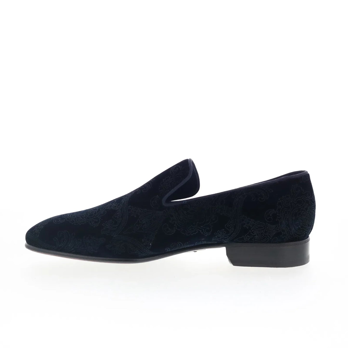 Di Bianco SB918 Mens Blue Canvas Slip On Loafers & Slip Ons Casual Shoes