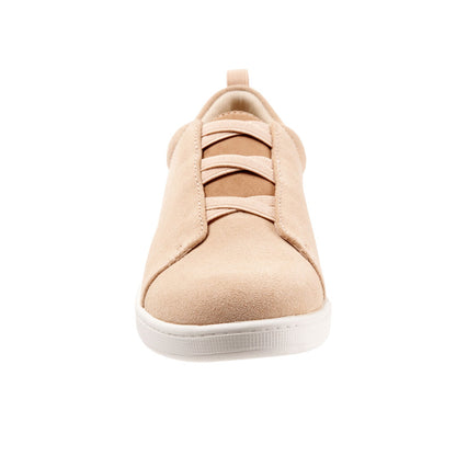 Trotters Avrille T2051-112 Womens Brown Leather Lifestyle Sneakers Shoes