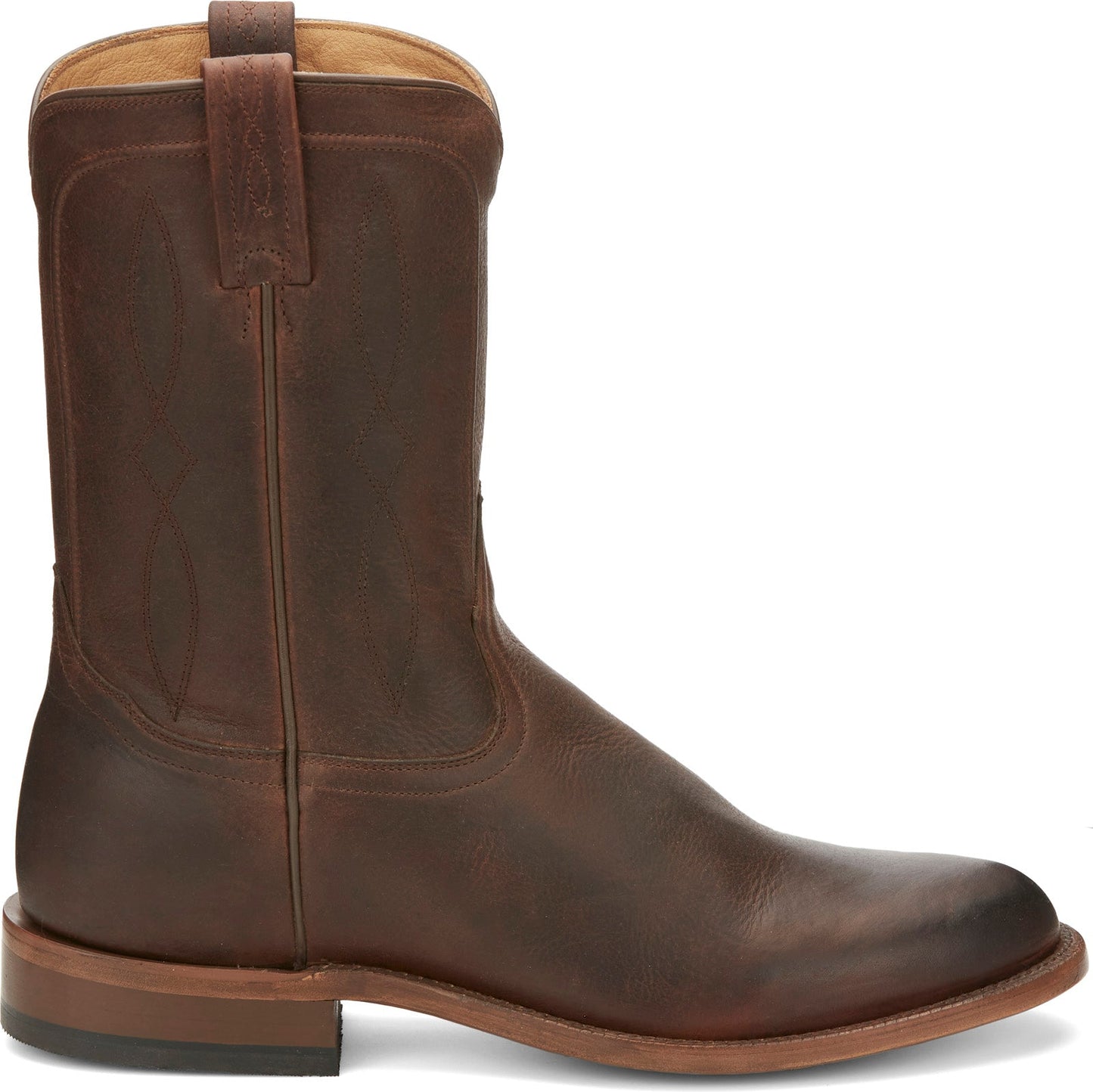 Tony Lama Monterey Round Toe Cowhide EP3551 Mens Brown Cowboy Western Boots