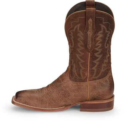 Tony Lama Lowden Square Toe Cowhide TL3029 Mens Brown Cowboy Western Boots