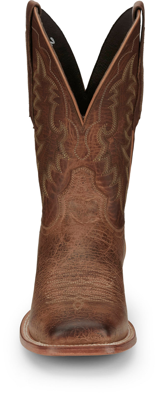 Tony Lama Lowden Square Toe Cowhide Mens Brown Wide Cowboy Western Boots