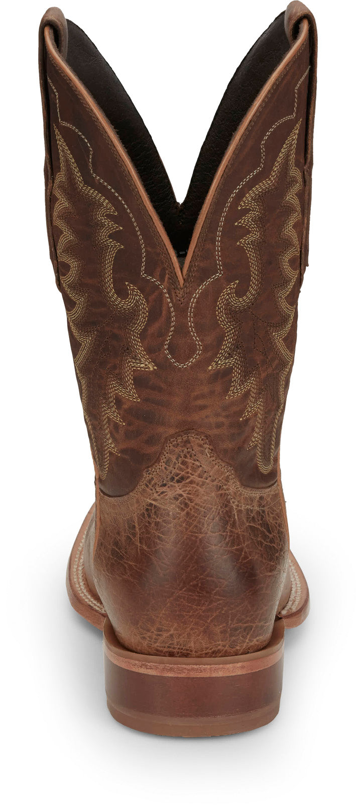 Tony Lama Lowden Square Toe Cowhide Mens Brown Wide Cowboy Western Boots