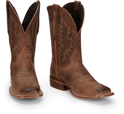 Tony Lama Lowden Square Toe Cowhide TL3029 Mens Brown Cowboy Western Boots