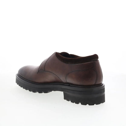 Di Bianco Treviso Mens Brown Leather Loafers & Slip Ons Casual Shoes