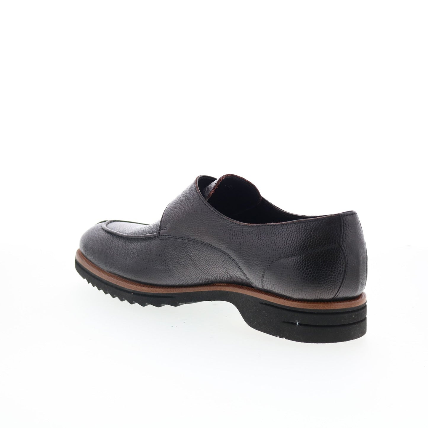 Di Bianco Treviso Mens Black Leather Loafers & Slip Ons Casual Shoes