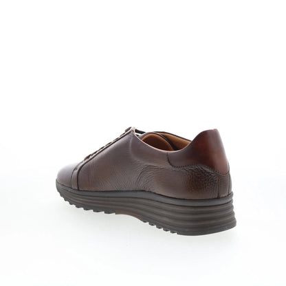 Pastori by Di Bianco Vitellius Mens Brown Leather Lifestyle Sneakers Shoes