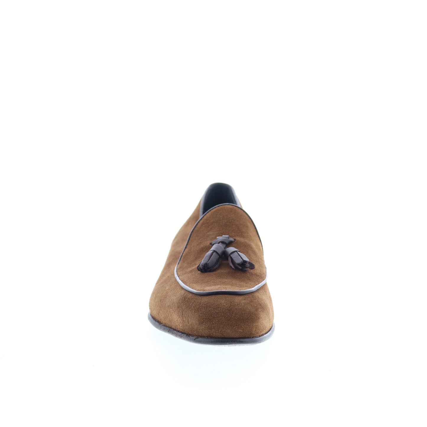 Di Bianco Vomero Mens Brown Suede Slip On Loafers & Slip Ons Casual Shoes