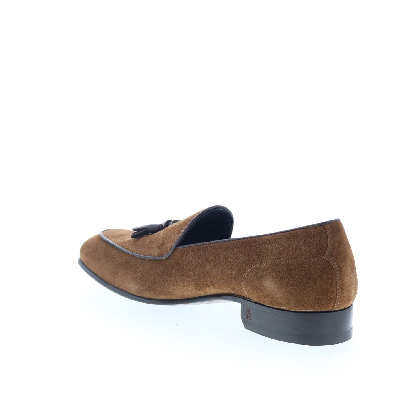 Di Bianco Vomero Mens Brown Suede Slip On Loafers & Slip Ons Casual Shoes