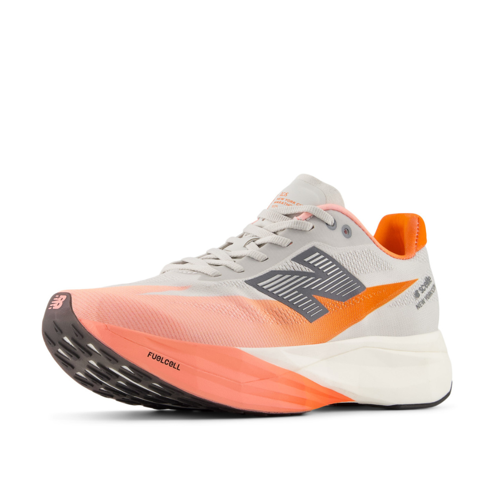 TCS NYC Marathon FuelCell SuperComp Elite v5 (B) Women's :Grapefruit | Grey Matter