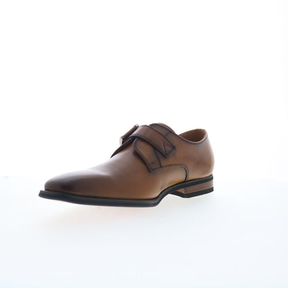 La Milano Will A11890 Mens Brown Leather Loafers & Slip Ons Casual Shoes