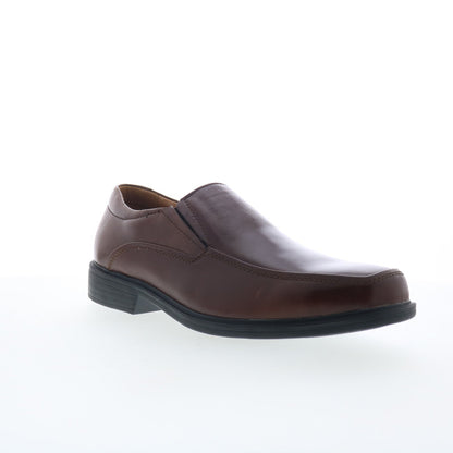 La Milano Bill A1720 Mens Brown Leather Loafers & Slip Ons Casual Shoes