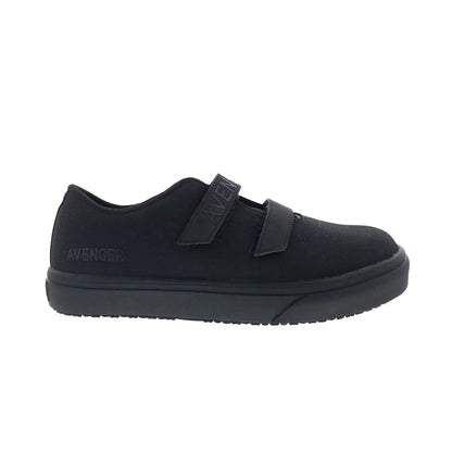 Avenger Alley EZ ON Composite Toe A421 Mens Black Mesh Work & Safety Shoes