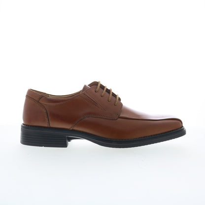 La Milano A65617 Mens Brown Leather Lace Up Oxfords & Lace Ups Casual Shoes