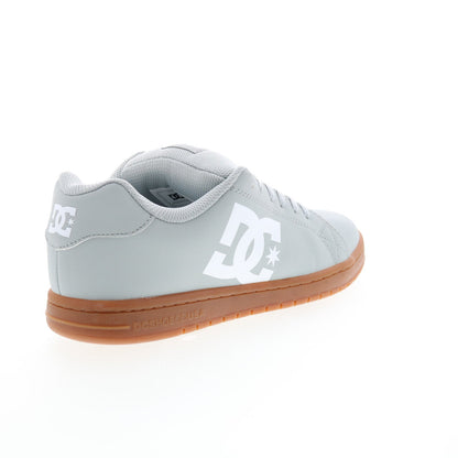 DC Gaveler ADYS100536-2GG Mens Gray Leather Skate Inspired Sneakers Shoes