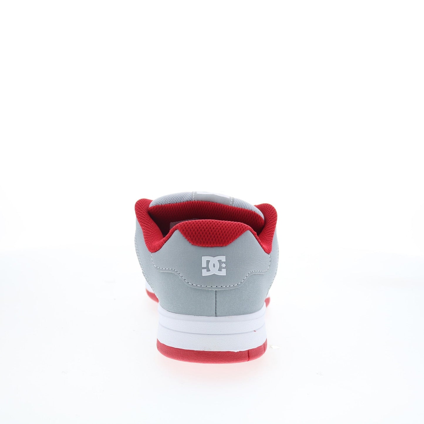 DC Central ADYS100551-GRF Mens Gray Leather Skate Inspired Sneakers Shoes