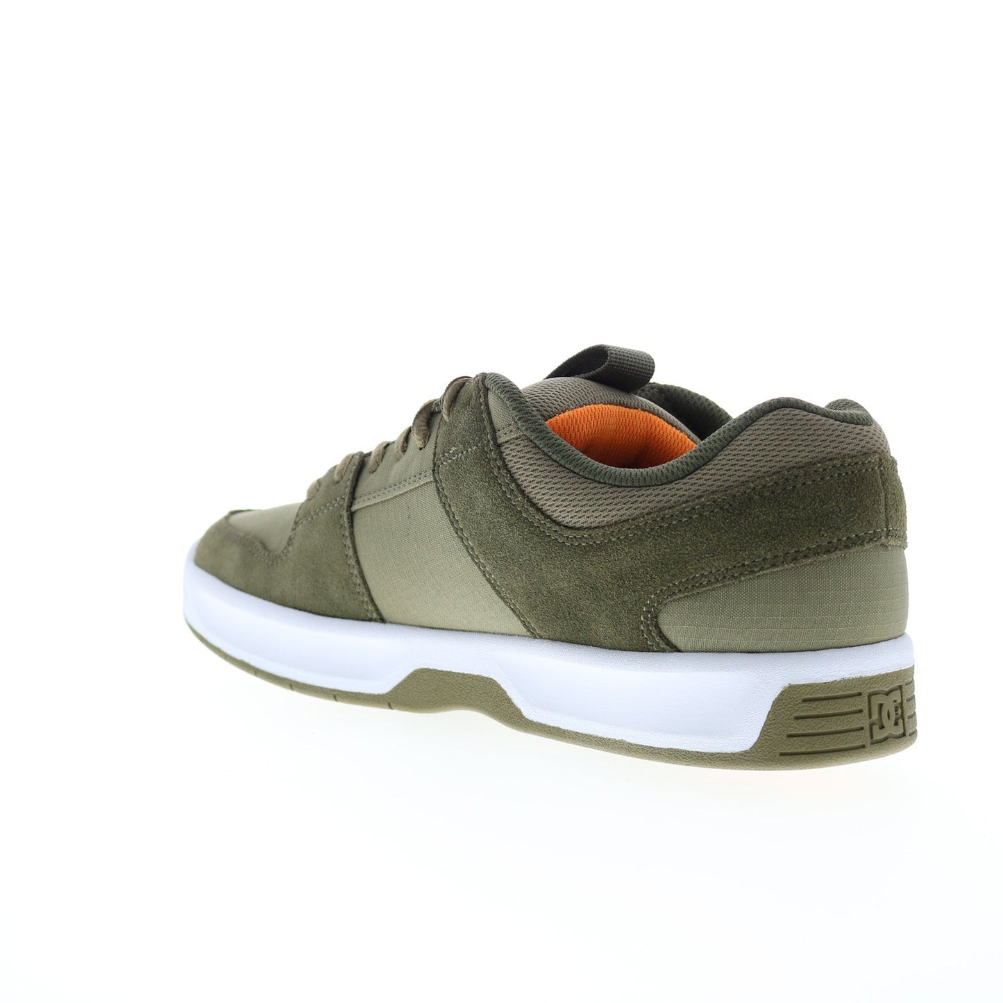 DC Lynx Zero ADYS100615-ARO Mens Green Suede Skate Inspired Sneakers Shoes