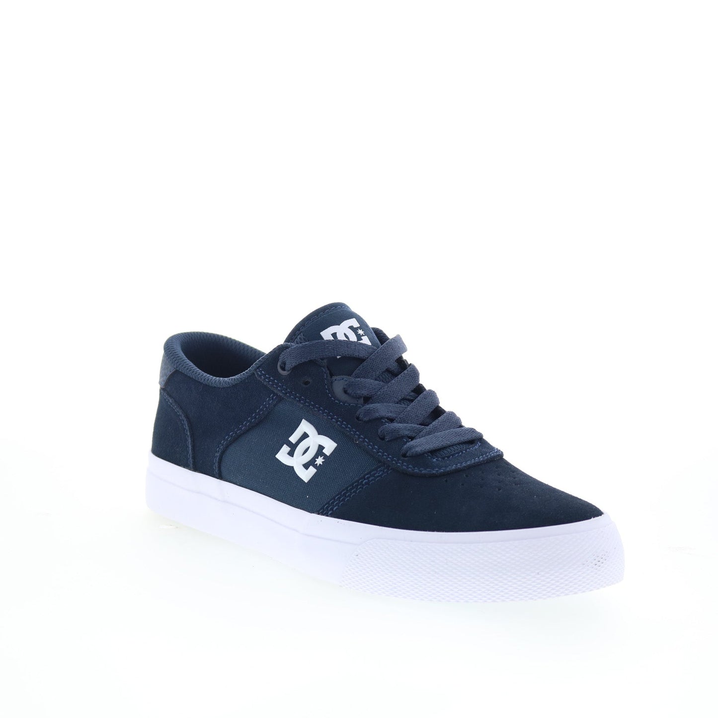DC Teknic ADYS300763-DN1 Mens Blue Suede Skate Inspired Sneakers Shoes