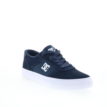DC Teknic ADYS300763-DN1 Mens Blue Suede Skate Inspired Sneakers Shoes