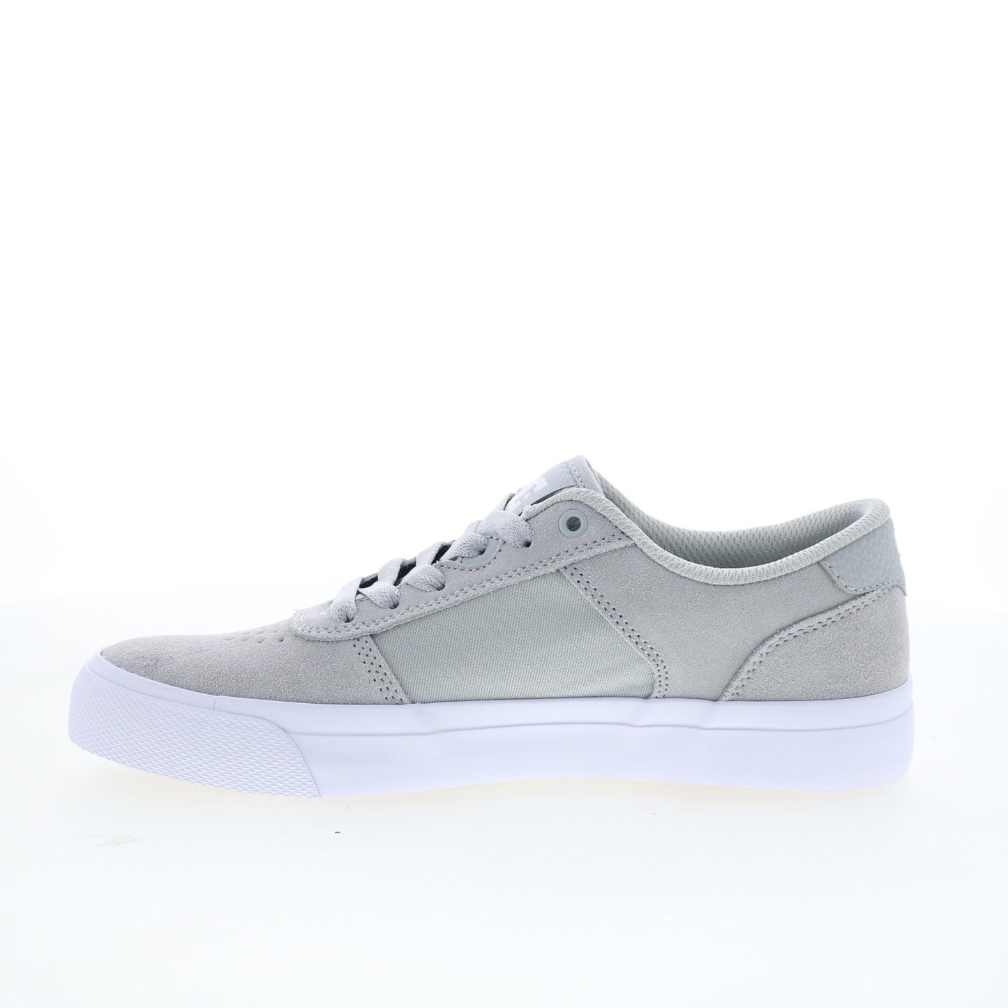 DC Teknic ADYS300763-GRW Mens Gray Suede Skate Inspired Sneakers Shoes
