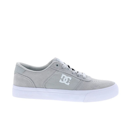 DC Teknic ADYS300763-GRW Mens Gray Suede Skate Inspired Sneakers Shoes