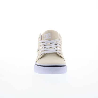 DC Anvil Mid ADYS300788-CRE Mens Beige Canvas Skate Inspired Sneakers Shoes